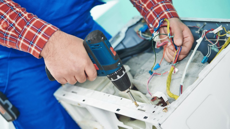 Alaşehir Samsung Samsung çamaşır makinesi kart tamiri – Su almama arızası orijinal parça ile giderildi. - Teknik servis örneği